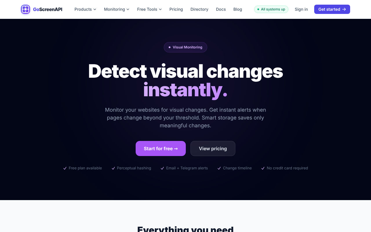Visual Monitor